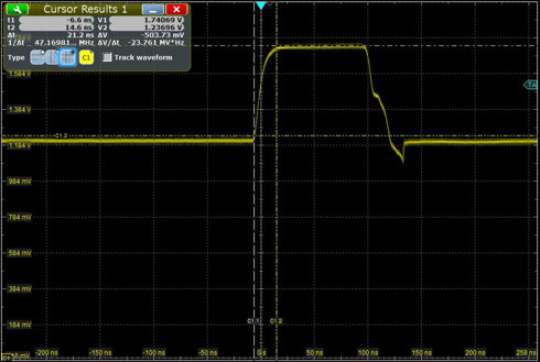 脉冲检波电压响应
